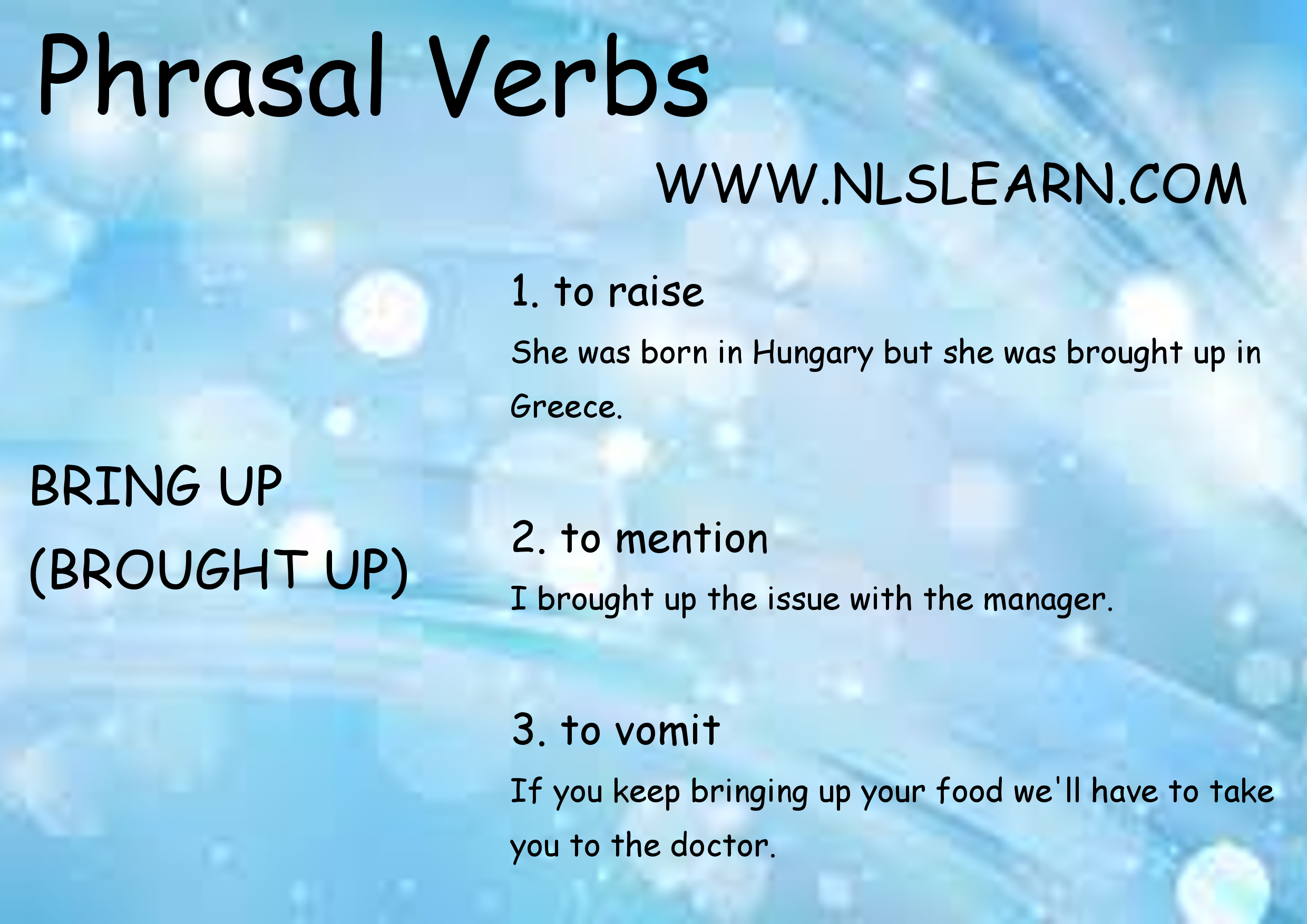 phrasal verbs